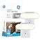 GE Ultrabrite Plug in LED Night Light Bar with OnOffAuto Switch 100 Lumen Soft White Lighting for Hallways and Bedrooms 2Pack 46707P1