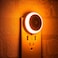 myCozyLite Amber Night Light Plug in Dusk to Dawn Sensor Blue Light Blocking Automatic Nightlight Energy Efficient 2 Pack LED Night Lights Plug into Wall for Bathroom Bedroom Kitchen Hallway Stairway