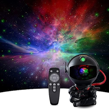 SHJQJJLBCQ Galaxy Projector Astronaut Star Projector Kids Night Light for Bedroom Adult PlayroomCeiling Room Decoration