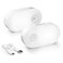 Lyridz Rechargeable Motion Sensor Night Light Cool White LED Stickon Closet Light with Dusk to Dawn Sensor 120LM Stepless Adjustable Brightness for Bedroom Wall Kitchen Stairs Hallway 2Pack