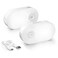 Lyridz Rechargeable Motion Sensor Night Light Cool White LED Stickon Closet Light with Dusk to Dawn Sensor 120LM Stepless Adjustable Brightness for Bedroom Wall Kitchen Stairs Hallway 2Pack