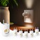 GEPLAD 6Pack LED Night Light Plugin Wall Outlet Light Soft White 3000KDusk to Dawn NightlightAmbient LightingNightlight for Bedroom Bathroom Nursery Hallway Kitchen