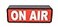 OKEDEN ON AIR LIGHT LED Sign by Room Decor Wall Decor Light Sign Recording Sign for Vloggers Youtube Stars Home Studio or Just CoolEasy ONOFF Switch and Operates on AA Batteries or USB Power