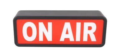 OKEDEN ON AIR LIGHT LED Sign by Room Decor Wall Decor Light Sign Recording Sign for Vloggers Youtube Stars Home Studio or Just CoolEasy ONOFF Switch and Operates on AA Batteries or USB Power