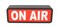 OKEDEN ON AIR LIGHT LED Sign by Room Decor Wall Decor Light Sign Recording Sign for Vloggers Youtube Stars Home Studio or Just CoolEasy ONOFF Switch and Operates on AA Batteries or USB Power