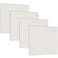 Frienda 4 Pcs Fluorescent Light Covers Replacement Flat Clear Prismatic Acrylic Ceiling Light Cover Panels2375 x 2375 x 01