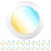 Sunco Lighting Sunco 20 Pack LED Disc Lights Ceiling 6 Inch Flush Mount Disk Light Recessed Can Lighting 1050 LM 15W 75W Equivalent Selectable CCT 3000K4000K5000K6000K6500K Dimmable Damp Rated ETL