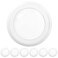Sunco Lighting Sunco 6 Pack LED Disc Lights Ceiling 6 Inch Flush Mount Disk Light Recessed Can Lighting 1050 LM 15W 75W Equivalent 6000K Daylight Deluxe Dimmable Damp Rated ETL