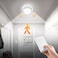 SURAIELEC Battery Ceiling Light with Wall Switch Motion Sensor Light Indoor Wireless Wall Switch Remote 6500K 300LM Battery Powered Ceiling Light for Closet Pantry Laundry and Shed 1Pack
