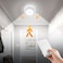 SURAIELEC Battery Ceiling Light with Wall Switch Motion Sensor Light Indoor Wireless Wall Switch Remote 6500K 300LM Battery Powered Ceiling Light for Closet Pantry Laundry and Shed 1Pack