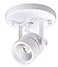 CLOUDY BAY LED Flush Mount Ceiling Spot LightCRI90 8W 600lm 3000K Warm White DimmableAdjustable Tilt Angle Ceiling Light FixtureWhite Finish