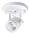 CLOUDY BAY LED Flush Mount Ceiling Spot LightCRI90 8W 600lm 3000K Warm White DimmableAdjustable Tilt Angle Ceiling Light FixtureWhite Finish