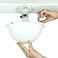 EZ Shade Ceiling Light Cover Helps Cover Exposed Light Bulbs in The Ceiling 1 Pack
