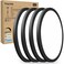 hepside 4PACK Flush Mount LED Ceiling Light Fixture Black 12Inch 28Watt Dimmable 3000K4500K6000K Ceiling Lamp 3200LM Low Profile Ceiling Light for Kitchen Bedroom Hallway Porch