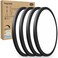 hepside 4PACK Flush Mount LED Ceiling Light Fixture Black 12Inch 28Watt Dimmable 3000K4500K6000K Ceiling Lamp 3200LM Low Profile Ceiling Light for Kitchen Bedroom Hallway Porch