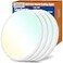 Allsmartlife LED Flush Mount Ceiling Light 4 Pack 158 inch Thin Round Flat Panel Light 32W 4320lm 3000K4000K6500K Dimmable White Light Fixtures Ceiling Mount for Kitchen Bedroom