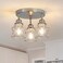 ABEAJAT Kitchen Light Fixtures 3Lights MultiDirectional Ceiling Lamp with E26 Base Adjustable Flush Mount for Farmhouse Kitchen Hallway Dining Room Entryway