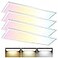 AIKVSXER 4PACK 1x4 Flat Panel Light Surface Mount LED Ceiling Light 5500LM 50W TRIAC 10100 Dimmable 300040005000k Selectable 48 Inch LED Light Fixture 120V LED Light for GarageKitchen