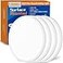 Allsmartlife 4Pack LED Flush Mount Ceiling Light 12inch 24W 2880lm Dimmable CCT 3000K4000K6500K EdgeLit Thin White Round Flat Panel Light Surface Mount for KitchenHallwayBedroom