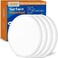 Allsmartlife 4Pack LED Flush Mount Ceiling Light 12inch 24W 2880lm Dimmable CCT 3000K4000K6500K EdgeLit Thin White Round Flat Panel Light Surface Mount for KitchenHallwayBedroom