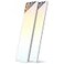 Allsmartlife 1x4 Led Flat Panel Light Surface Mount Ceiling Light 5CCT 3000K3800K4500K5200K6000K Dimmable 24W30W40W 4980LM EdgeLit Flush Mount or Drop Ceiling for Office Kitchen Garage White 2Pack