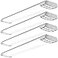 ANTLUX 4FT LED Flush Mount Puff Lights 40W 4500LM Linear Light 4000K Neutral White 4 Foot Integrated LED Wraparound Ceiling Lighting Fixtures for Kitchen Laundry Fluorescent Replacement 4 Pack