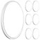 MODERN 6 Pack 28W 3200lm Flush Mount LED Ceiling Light Super Thin 12 inch 5000K Daylight Undimmable Ceiling Light Surface Mount for Bedroom Living Room Dining Room