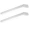 Sunco Lighting Sunco LED Garage Ceiling Lights Wraparound Fixture 4FTLinkable Shop Light 3500 LM 40W300W 5000K Daylight Hardwired Surface Mount Utility Workshop Light ETL 2 Pack