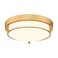 Cargifak Flush Mount Light Fixture 12 inch 2Light Modern Ceiling Light with Brass Gold Finish for Hallway Kitchen Laundry Bedroom 4822BB