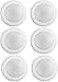 Lunabode LED 75 Dimmable LED Disk Light Flush Mount Ceiling Light Fixture LED Lights 165W 120W Equivalent 120V 5000K Wet Location 46 JBox Bright White 6 Pack