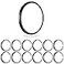 MODERN 12 Pack Super Thin 9inch 2800lm Flush Mount LED Ceiling Light Black 5000K Daylight Undimmable Ceiling Light Surface Mount for Bedroom Living Room Dining Room Garage Office