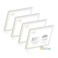 NUWATT 4 Pack 1x1 Flat Panel LED Square Light 5CCT 2700K3000K3500K4000K5000K Selectable 1500LM 18W Internal Driver Dimmable 120V CRI90 12 Inch Square Surface Mount Ceiling Light 1 Thick