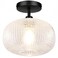 Jolydoly Semi Flush Mount Ceiling LightGlobe Glass Ceiling LightsBlack Hallway Light FixturesEntryway Light FixtureKitchen Lighting Fixtures CeilingModern Hanging Lighting for ClosetFoyer