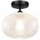 Jolydoly Semi Flush Mount Ceiling LightGlobe Glass Ceiling LightsBlack Hallway Light FixturesEntryway Light FixtureKitchen Lighting Fixtures CeilingModern Hanging Lighting for ClosetFoyer