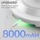 Homelist Newly Upgraded 8000mAh Rechargeable Ceiling Light BatteryOperated Wireless Motion Sensor Ceiling Light with Remote for Shower Bathroom Closet Stairs Hallway Porch 6000K Cool White