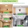 hunhun 6 Pack 3200lm LED Flush Mount Ceiling Light 12 Inch 5CCT Adjustable Super Slim 087 inch led Ceiling Light Fixture Round Low Profile Ceiling Lamp for Bedroom Living Room Kitchen Laundry Black