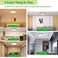 hunhun 6 Pack 3200lm LED Flush Mount Ceiling Light 12 Inch 5CCT Adjustable Super Slim 087 inch led Ceiling Light Fixture Round Low Profile Ceiling Lamp for Bedroom Living Room Kitchen Laundry Black