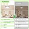 hunhun 6 Pack 3200lm LED Flush Mount Ceiling Light 12 Inch 5CCT Adjustable Super Slim 087 inch led Ceiling Light Fixture Round Low Profile Ceiling Lamp for Bedroom Living Room Kitchen Laundry Black