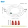 PATIKIL 125mm 492 Universal Light Fixture Mounting Bracket Kit 3 Set Round Ceiling Light Plate with Screws for Wall Ceiling Pendant Chandelier