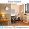 HOREVO Upgrade WiFi Music Ceiling Light with Bluetooth Speaker and Remote Control 15 inch Dimmable Ceiling lamp Compatible with Alexa and Google Home 36W RGB Family Party Lights for Bedroom Living Roo