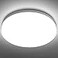 Lepro 87 inch Flush Mount LED Ceiling Light for Bathroom Waterproof 5000K Daylight White 1500 LM 15 watt 120 watt Equiv Round Flat Low Profile Ceiling Fixture for Laundry Kitchen Hallway