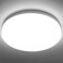 Lepro 87 inch Flush Mount LED Ceiling Light for Bathroom Waterproof 5000K Daylight White 1500 LM 15 watt 120 watt Equiv Round Flat Low Profile Ceiling Fixture for Laundry Kitchen Hallway