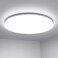 Lepro 11 inch 24 watt Flush Mount LED Ceiling Light 2400 Lumen 200 watt Equivalent Waterproof Daylight White 5000 Kelvin Bright Ceiling Fixture for Kitchen Bathroom Laundry Hallway NotDimmable