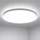 Lepro 11 inch 24 watt Flush Mount LED Ceiling Light 2400 Lumen 200 watt Equivalent Waterproof Daylight White 5000 Kelvin Bright Ceiling Fixture for Kitchen Bathroom Laundry Hallway NotDimmable