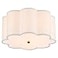 MhyTogn Semi Flush Mount Ceiling Light Fixture Modern Close to Ceiling Lamp with Cream White Fabric Drum Shade for Nursery Kids Room Bedroom Kitchen Hallway Entryway 3Light