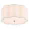 MhyTogn Semi Flush Mount Ceiling Light Fixture Modern Close to Ceiling Lamp with Cream White Fabric Drum Shade for Nursery Kids Room Bedroom Kitchen Hallway Entryway 3Light