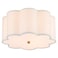 MhyTogn Semi Flush Mount Ceiling Light Fixture Modern Close to Ceiling Lamp with Cream White Fabric Drum Shade for Nursery Kids Room Bedroom Kitchen Hallway Entryway 3Light