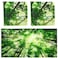 Hortsun Pack of 2 Fluorescent Light Covers 4 x 2 Feet Magnetic Ceiling Light Cover Room Supplies for Home OfficeSpring Forest