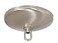 B&P Lamp BP Lamp Screw Collar Ceiling Light Canopy Plate Kit Satin Nickel