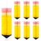 JULMELON 6 PCS Hanging Pencil Lanterns Honeycoms Welcome Back to School Classroom Decorations for Preschool Classroom First Day of School Party Supplies Decor